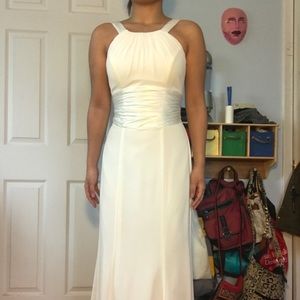 Long White Prom/Graduation Dress